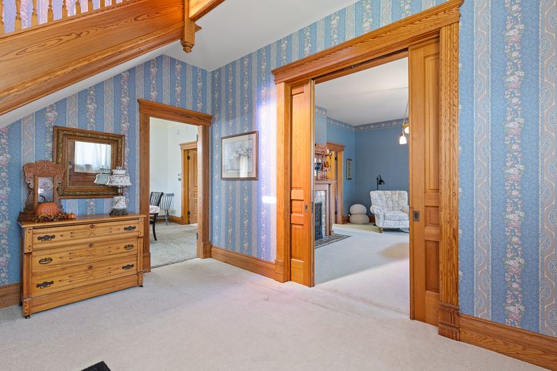 Entry hall from the foot of the stairs